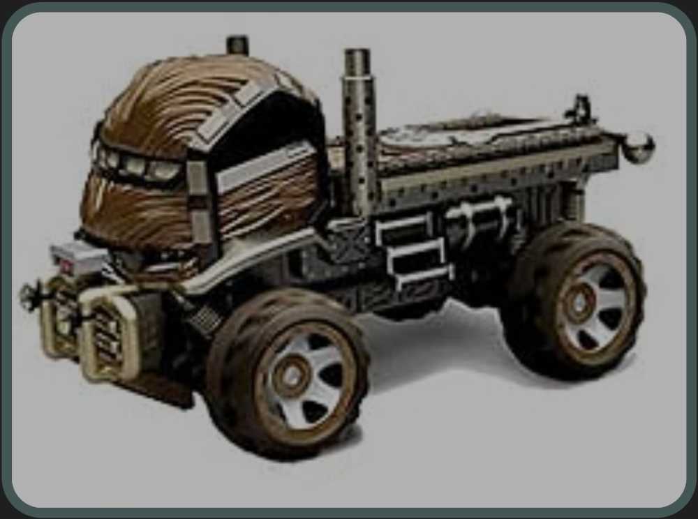 Hot Wheels Chewbacca Semi Truck - Mattel (Star Wars) action figure collectible [Barcode 887961129960] - Main Image 3