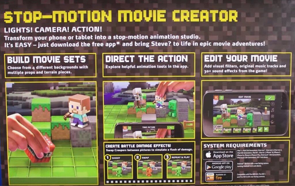 Minecraft Stop-Motion Movie Creator - Mojang (Minecraft) action figure collectible [Barcode 887961156553] - Main Image 2