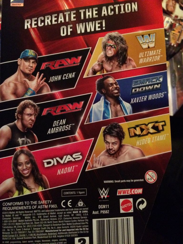 Naomi-Divas  - Mattel (Wwe Basic) action figure collectible [Barcode 887961197174] - Main Image 2