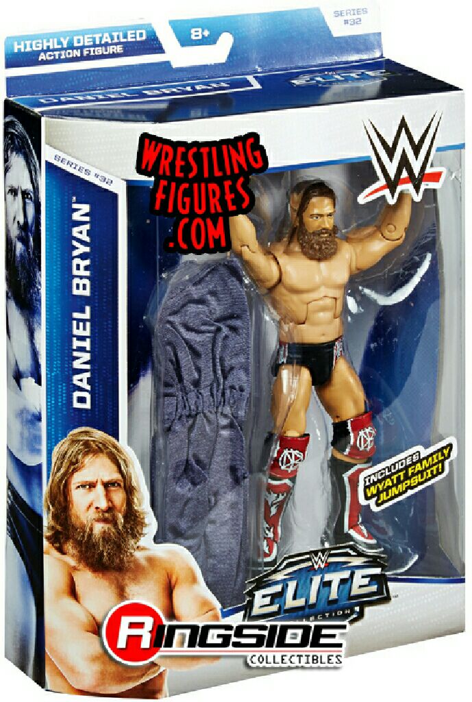 WWE Elite Daniel Bryan Series 32 - Mattel (Wrestleling) action figure collectible [Barcode 887961197532] - Main Image 2