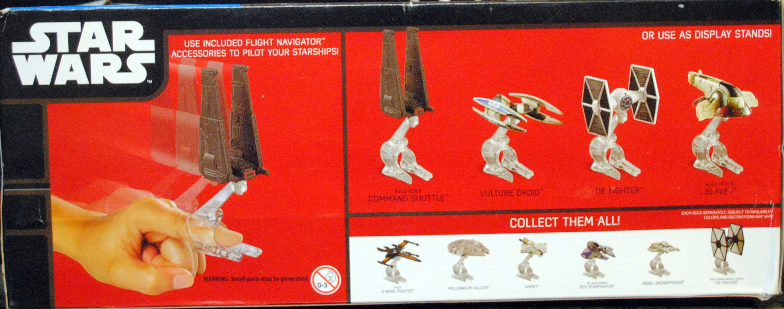 Hot Wheels Star Wars Vehicle 4 pack Villains - Hot Wheels by Mattel (Star Wars Hot Wheels) action figure collectible [Barcode 887961197655] - Main Image 2