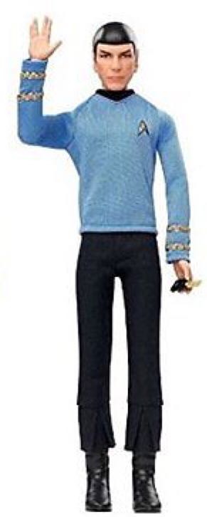 Star Trek 50 Barbie: Spock  - Mattel (Classic Star Trek) action figure collectible [Barcode 887961203646] - Main Image 2