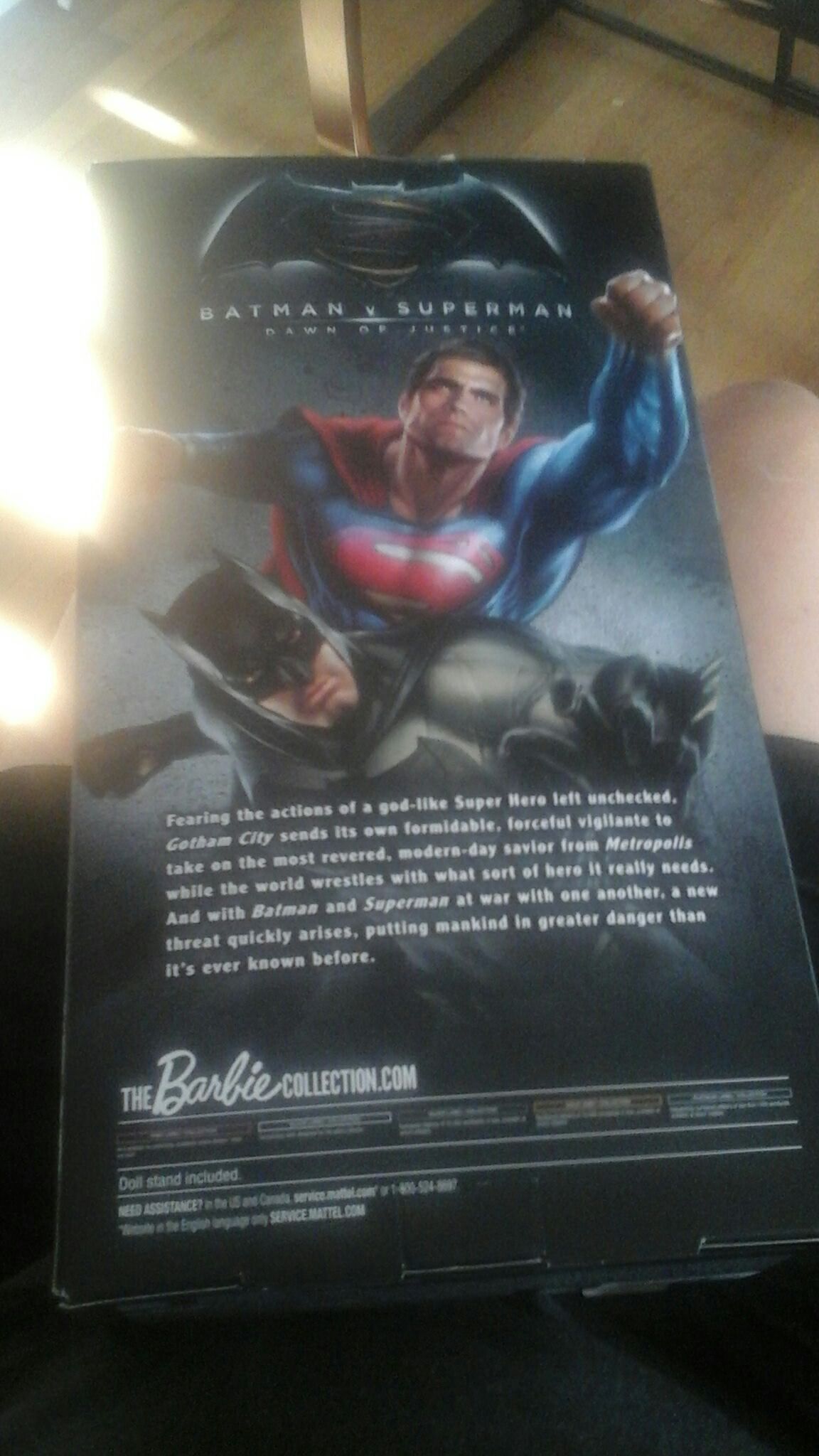 Barbie Collector Batman v Superman: Dawn of Justice Batman Doll - DC Mattel (Batman vs. Superman: Dawn of Justice) action figure collectible [Barcode 887961205077] - Main Image 2