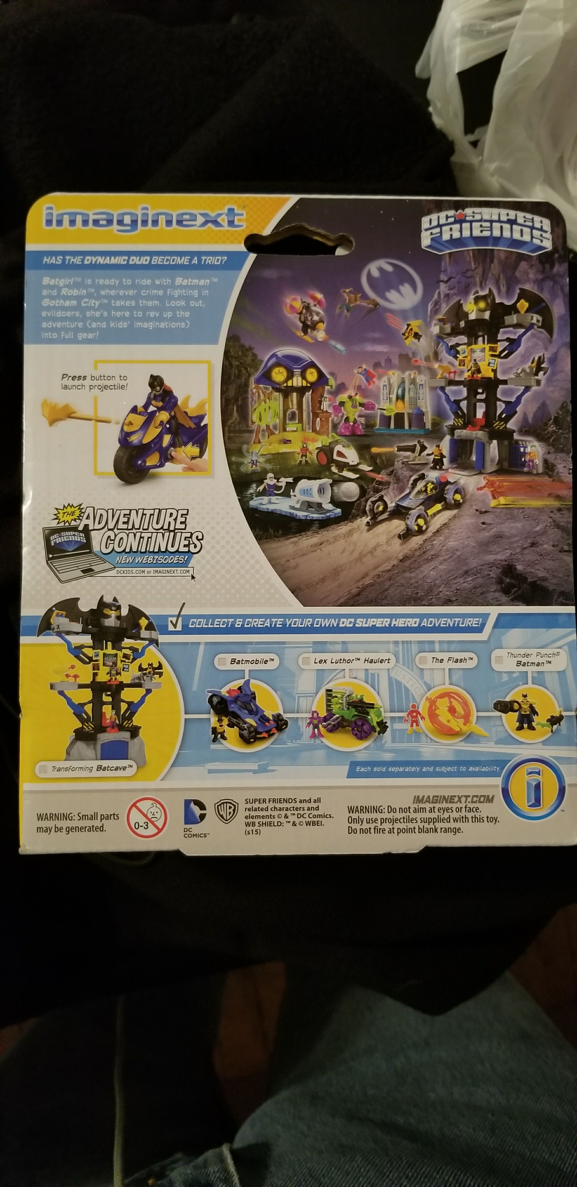Imaginext DC Super Friends Batgirl & Cycle  action figure collectible [Barcode 887961219203] - Main Image 2