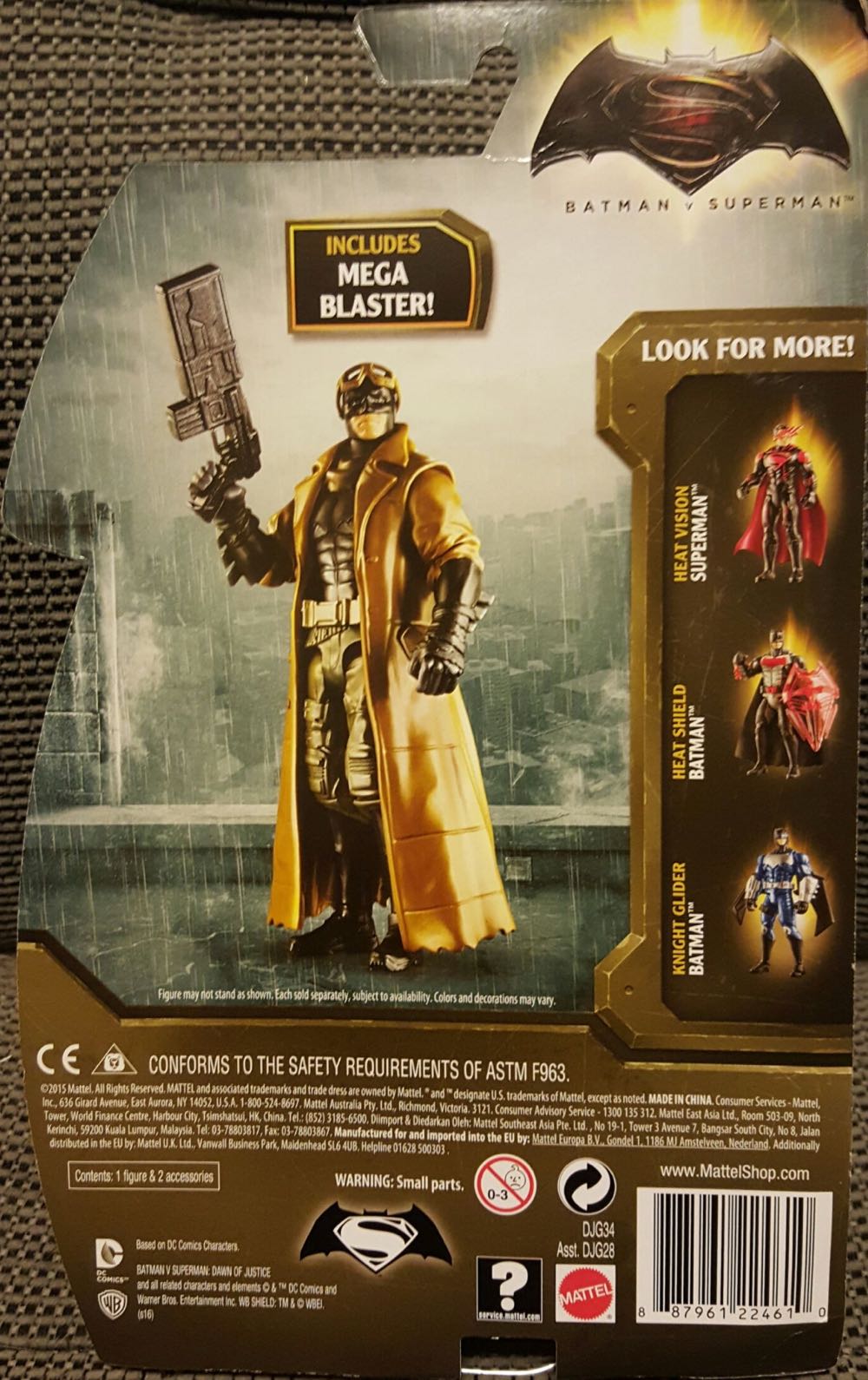 Batman: Blast Attack Batman - Mattel (Batman V Superman) action figure collectible [Barcode 887961224610] - Main Image 4