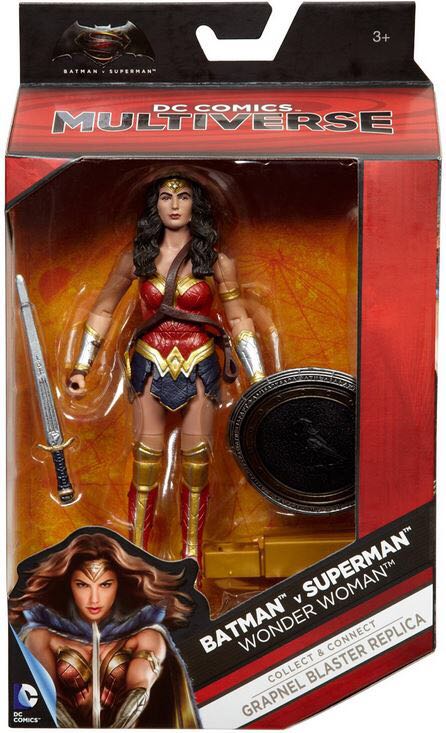Wonder Woman DC Red - Mattel (Batman V Superman: Dawn Of Justice) action figure collectible [Barcode 887961224931] - Main Image 2