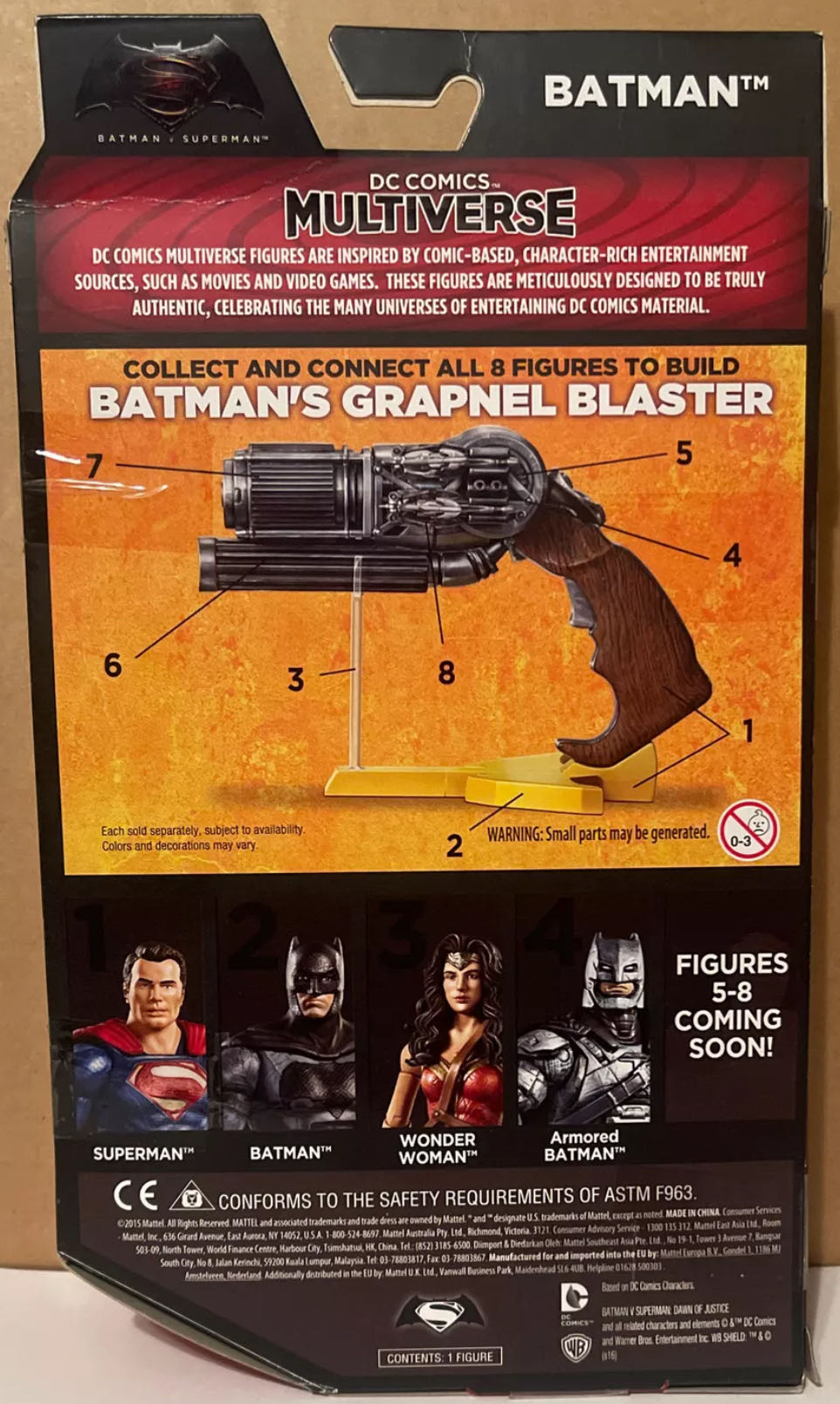 Batman (Batman VS. Superman) - Mattel (Dc Comics Multiverse) action figure collectible [Barcode 887961224948] - Main Image 4