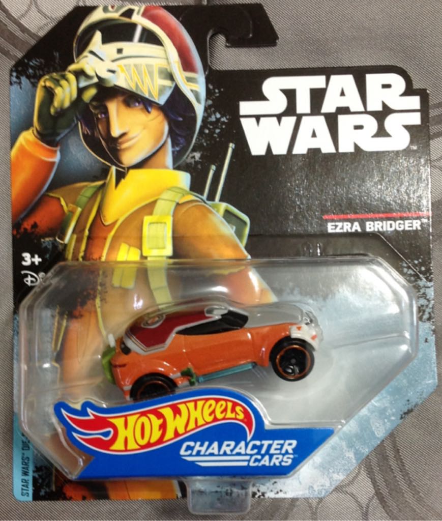Hot Wheels Star Wars Character Ezra Bridger Rebels Rogue One SWR - Hot Wheels by Mattel (Star Wars Hot Wheels) action figure collectible [Barcode 887961227178] - Main Image 1