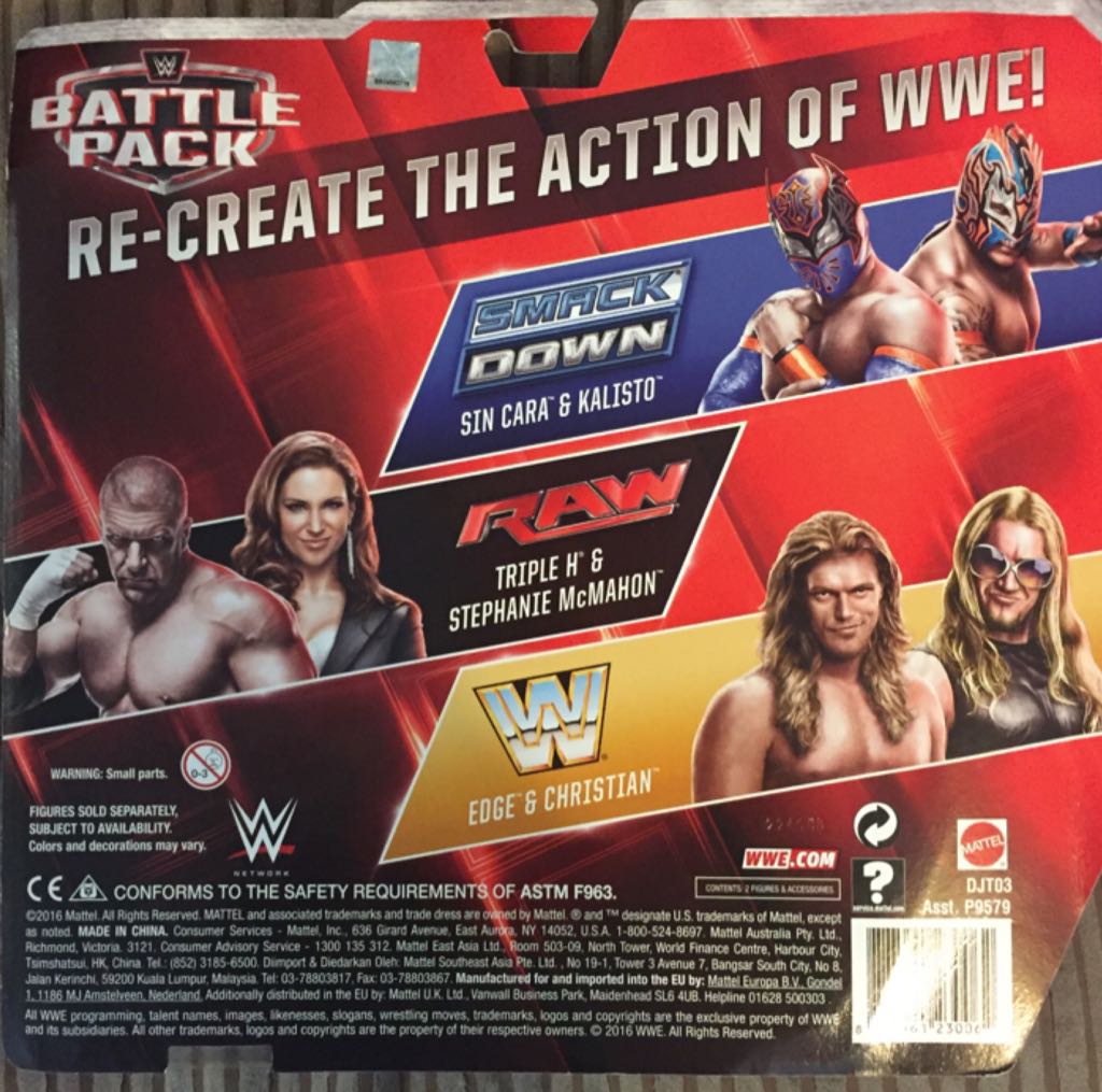 WWE Mattel Battle Pack Series 42 Edge & Christian - Mattel (Basics) action figure collectible [Barcode 887961230062] - Main Image 2