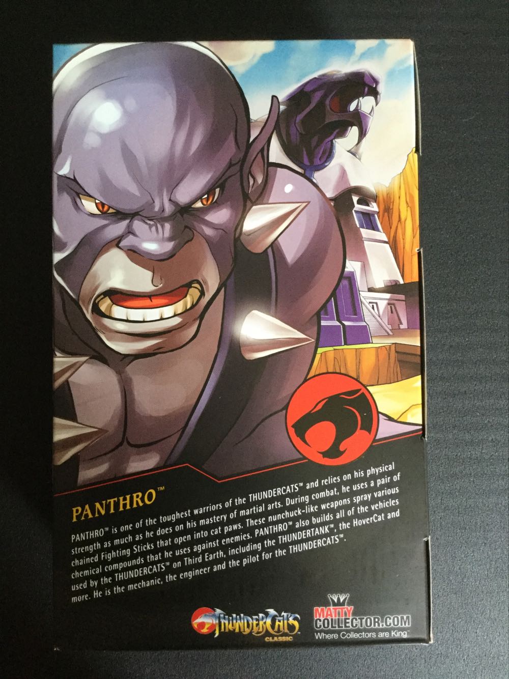 Thundercats (Classics): Panthro - Mattel (Wave 1) action figure collectible [Barcode 887961231014] - Main Image 3