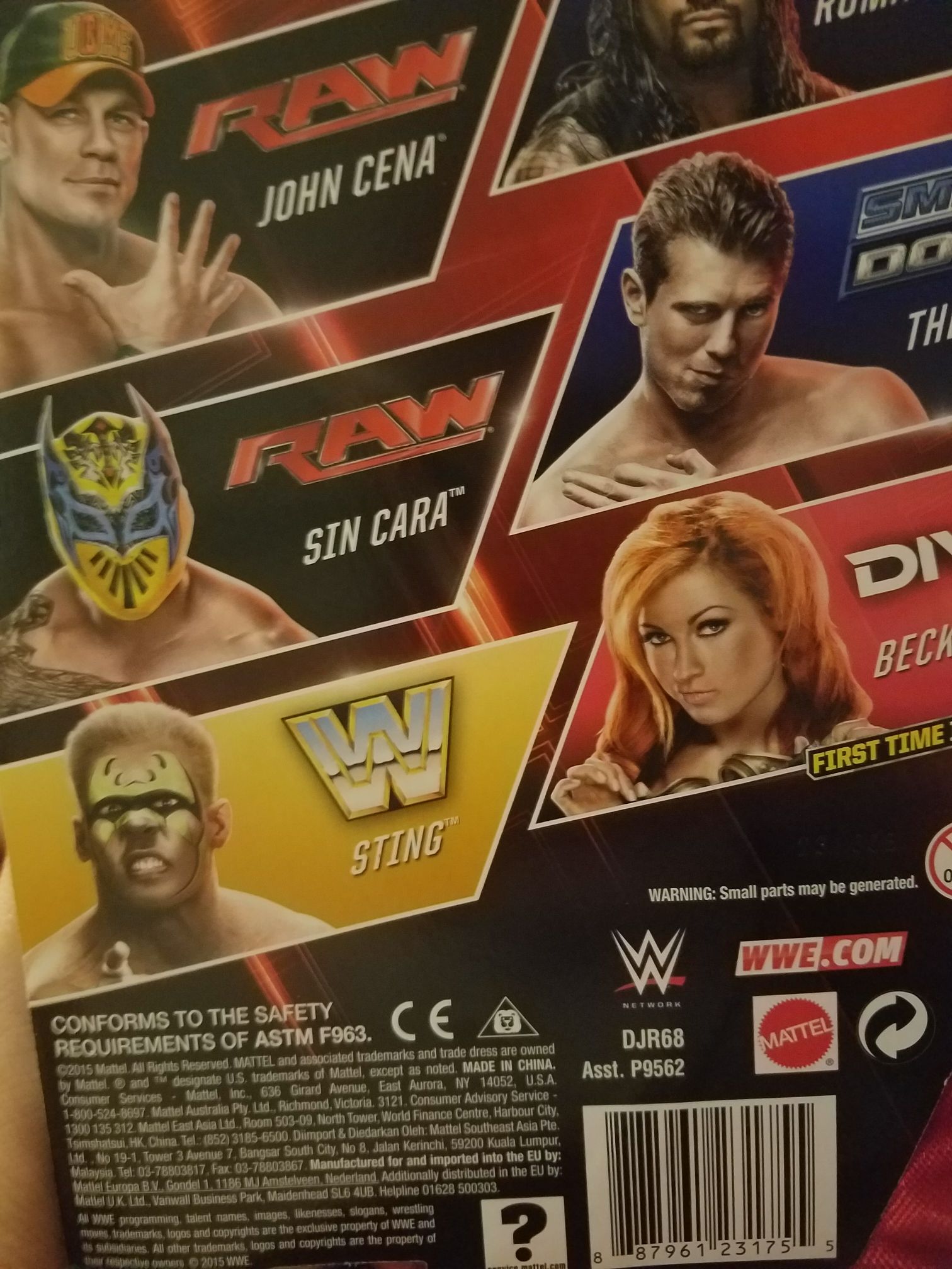 Sting - Mattel Wwe (WWE Series 62) action figure collectible [Barcode 887961231755] - Main Image 2