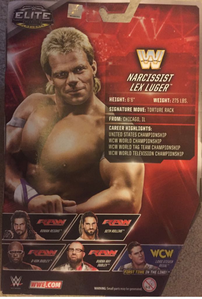 Lex Luger - Mattel (WWE Mattel Elite Series 45) action figure collectible [Barcode 887961232899] - Main Image 2