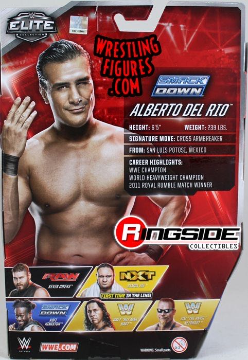 Alberto Del Rio - Mattel (WWE Elite Series 43) action figure collectible [Barcode 887961232905] - Main Image 2