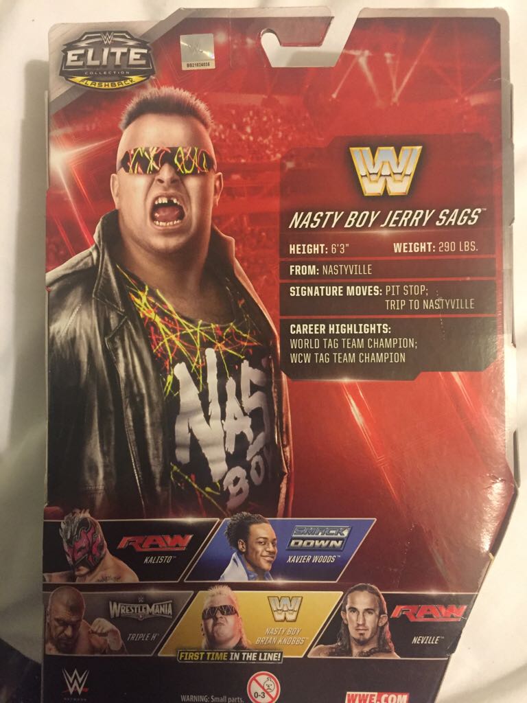 Nasty Boy Jerry Sags - Mattel (Mattel Elite Collection) action figure collectible [Barcode 887961232974] - Main Image 2