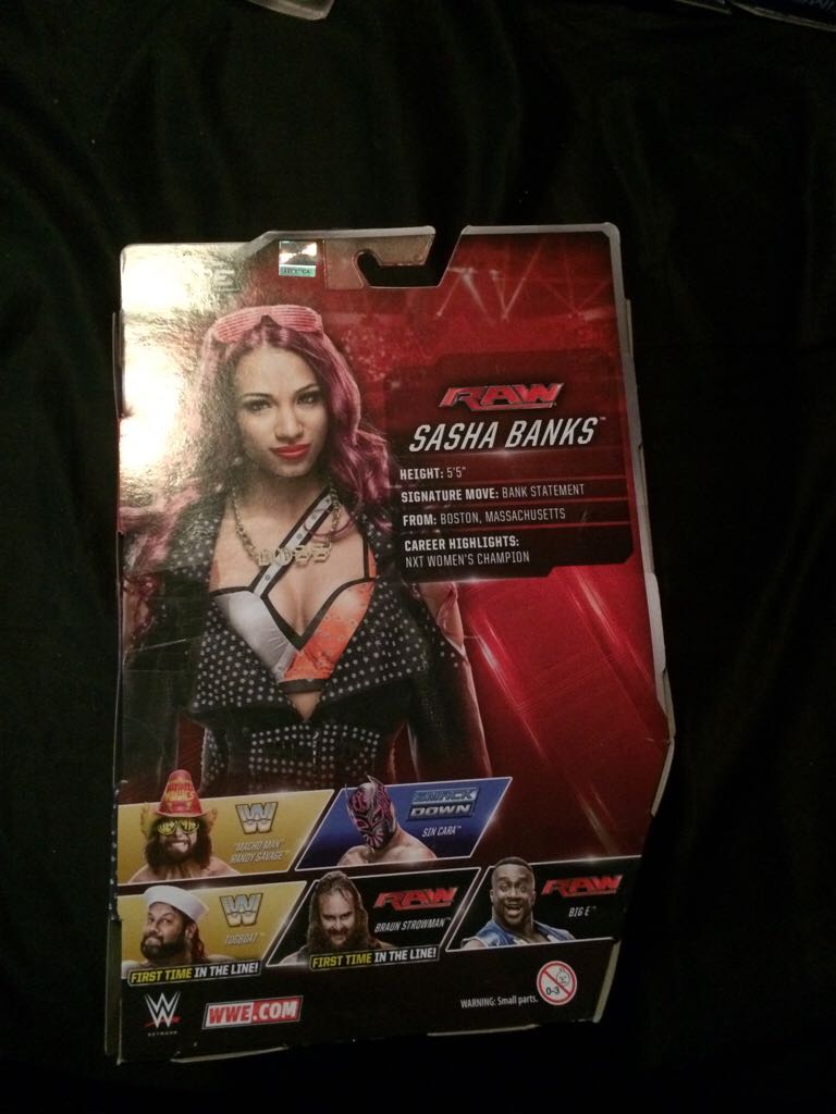 Sasha banks - WWE Elite 44 - Mattel (Wwe Elite) action figure collectible [Barcode 887961233025] - Main Image 2