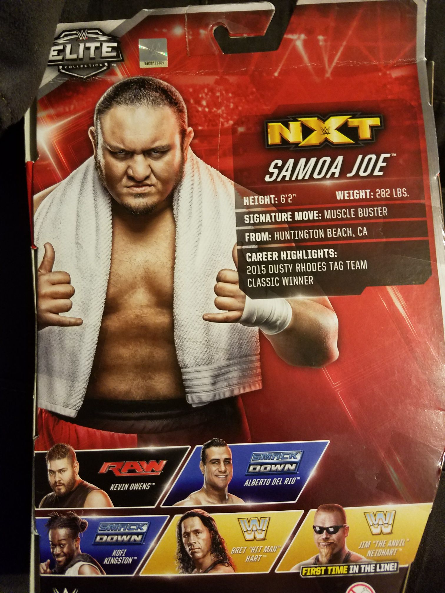 Samoa Joe - Mattel Wwe (WWE Elite Collection NXT) action figure collectible [Barcode 887961233148] - Main Image 2