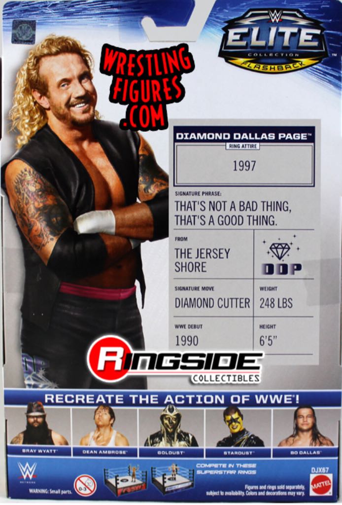 Diamond Dallas Page - Mattel (WWE Elite Collection) action figure collectible [Barcode 887961233216] - Main Image 2