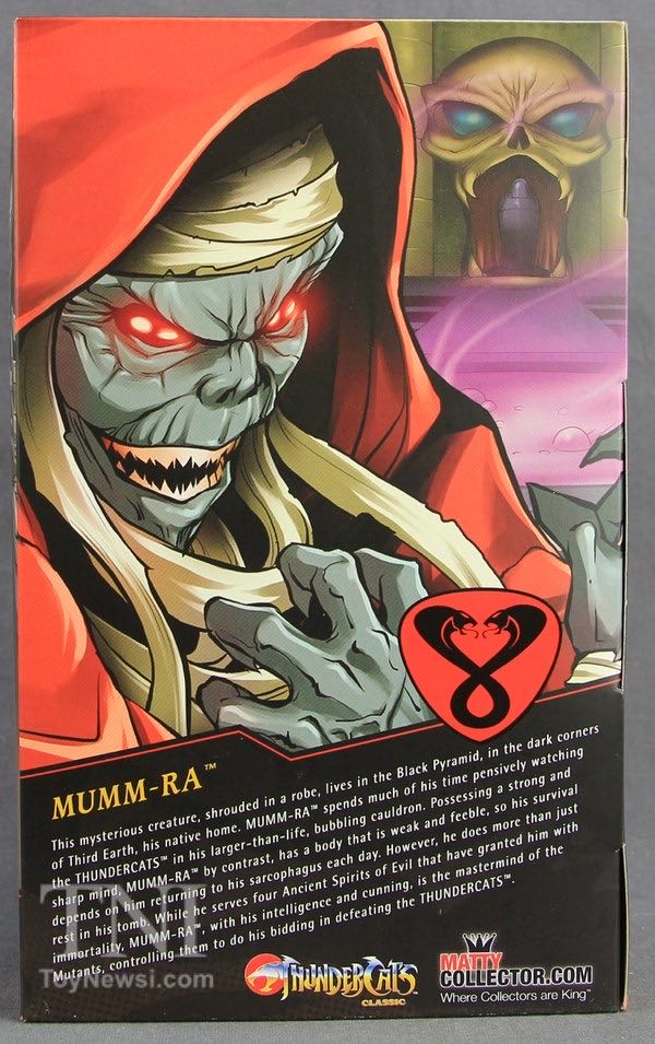 Thundercats (Classics): Mumm-Ra - Mattel (Wave 1) action figure collectible [Barcode 887961234886] - Main Image 2