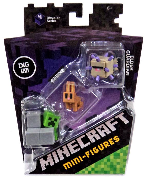 Minecraft Mini-Figures Obsidian Set 4 - Mojang (Minecraft) action figure collectible [Barcode 887961236194] - Main Image 2