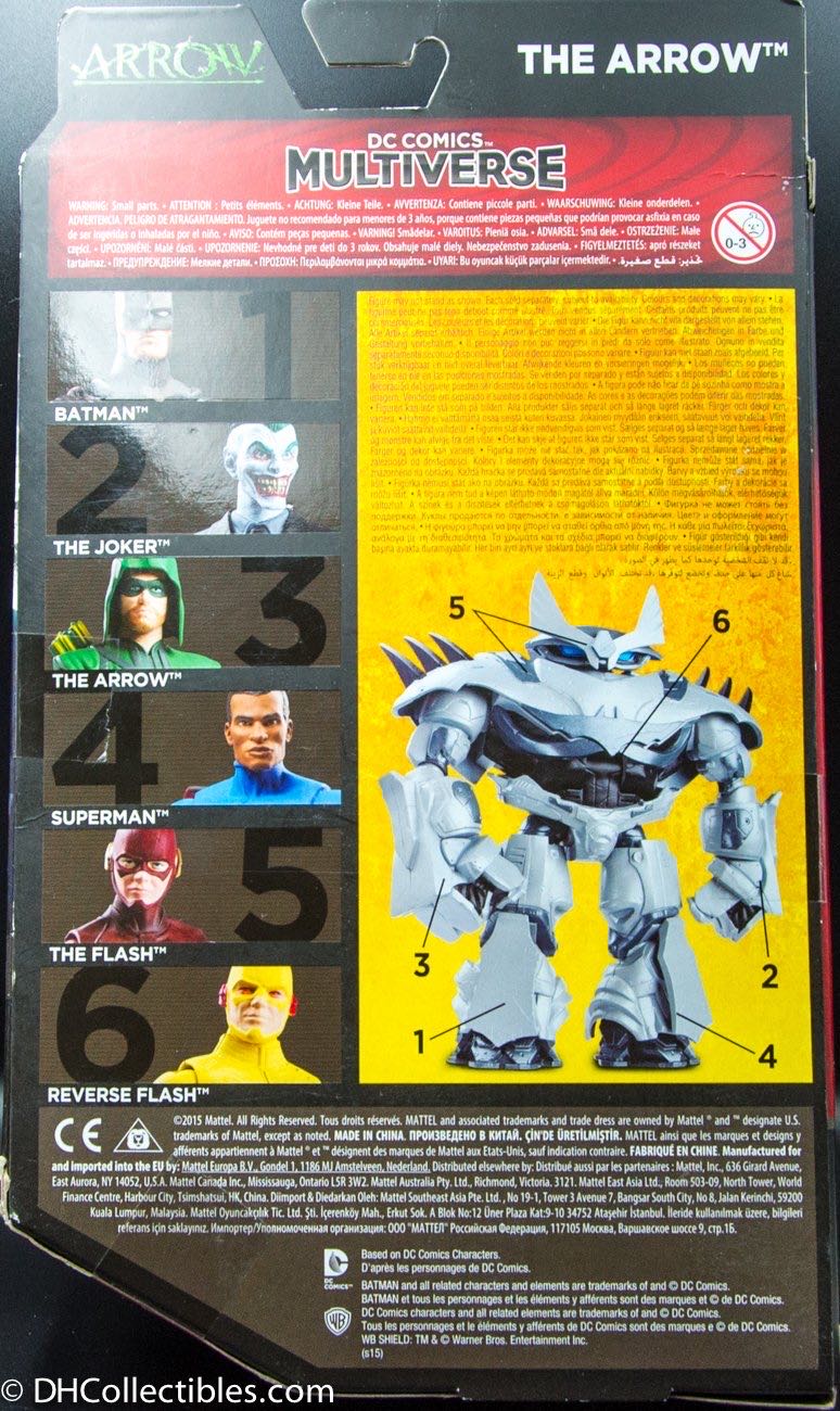 Arrow - Mattel (Dc Comics Multiverse) action figure collectible [Barcode 887961245219] - Main Image 3