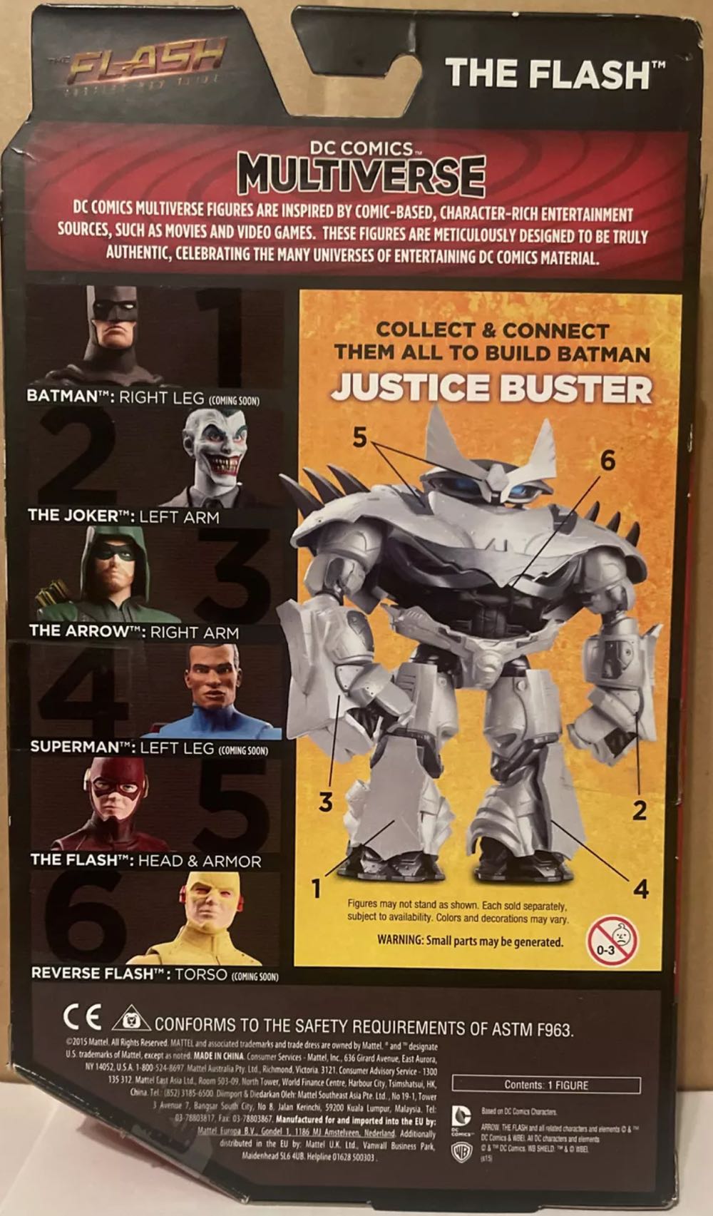 The Flash TV Series - Mattel (Dc Comics Multiverse) action figure collectible [Barcode 887961245240] - Main Image 3