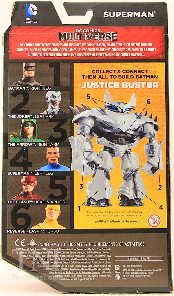 Superman - Earth 23 - Mattel (DC Multiverse) action figure collectible [Barcode 887961245264] - Main Image 4