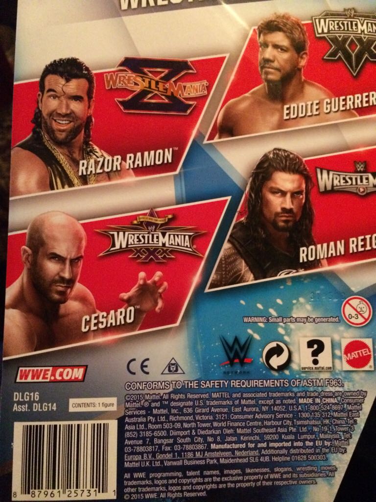 Eddie Guerrero - Elite Hall Of Fame Series LWO - Mattel (Wwe Elite) action figure collectible [Barcode 887961257311] - Main Image 2