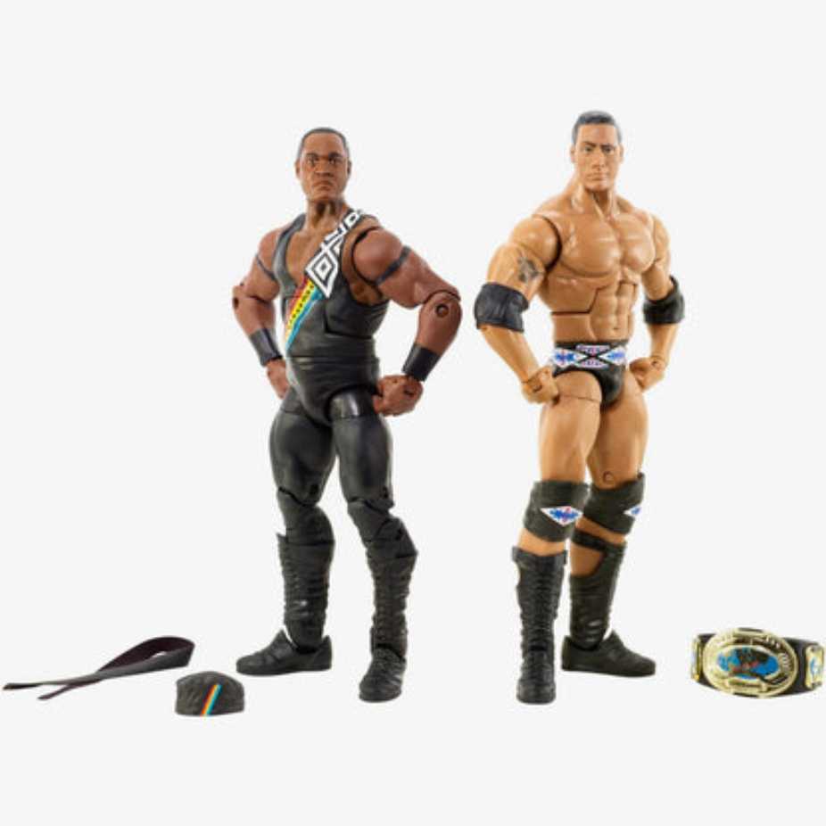 Mattel WWE Collection Flashback Faarooq & The Rock - Mattel (WWE Elite Collection - Flashback) action figure collectible [Barcode 887961273670] - Main Image 4