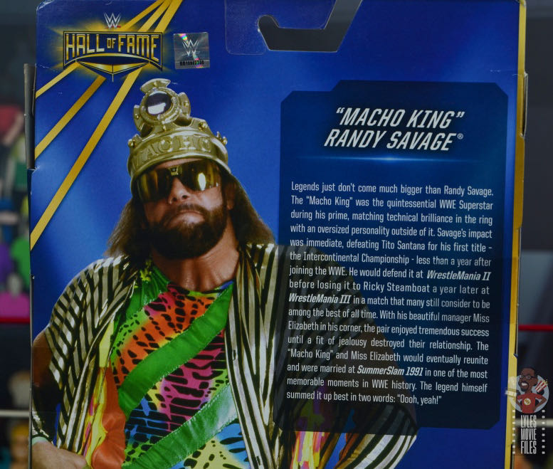 “Macho King” Randy Savage - Mattel Wwe (WWE Hall Of Fame) action figure collectible [Barcode 887961273847] - Main Image 4