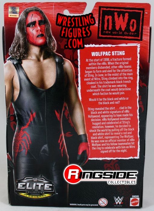 Sting Wolfpac WWE Elite Ringside Exclusive - Mattel (WWE Elite Ringside Exclusive) action figure collectible [Barcode 887961276022] - Main Image 4