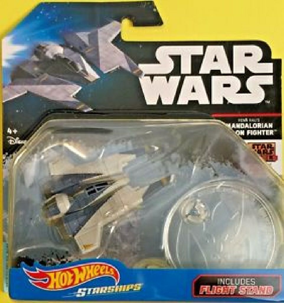 Hot Wheels Star Wars Vehicle Mandalorian Talon Fighter Rebels Rogue One SWR - Hot Wheels by Mattel (Star Wars Hot Wheels) action figure collectible [Barcode 887961285154] - Main Image 1