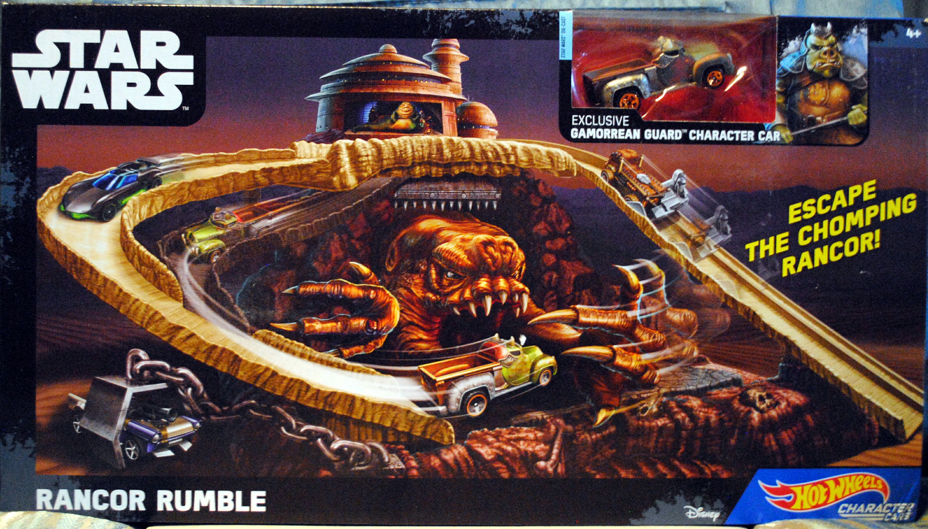 Hot Wheels Star Wars Playset Rancor Rumble Track Set - Hot Wheels by Mattel (Star Wars Hot Wheels) action figure collectible [Barcode 887961285727] - Main Image 1