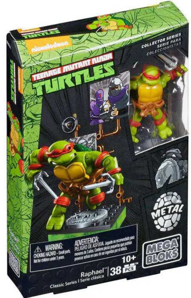 Raphael - Mega Bloks (Teenage Mutant Ninja Turtles) action figure collectible [Barcode 887961289077] - Main Image 3