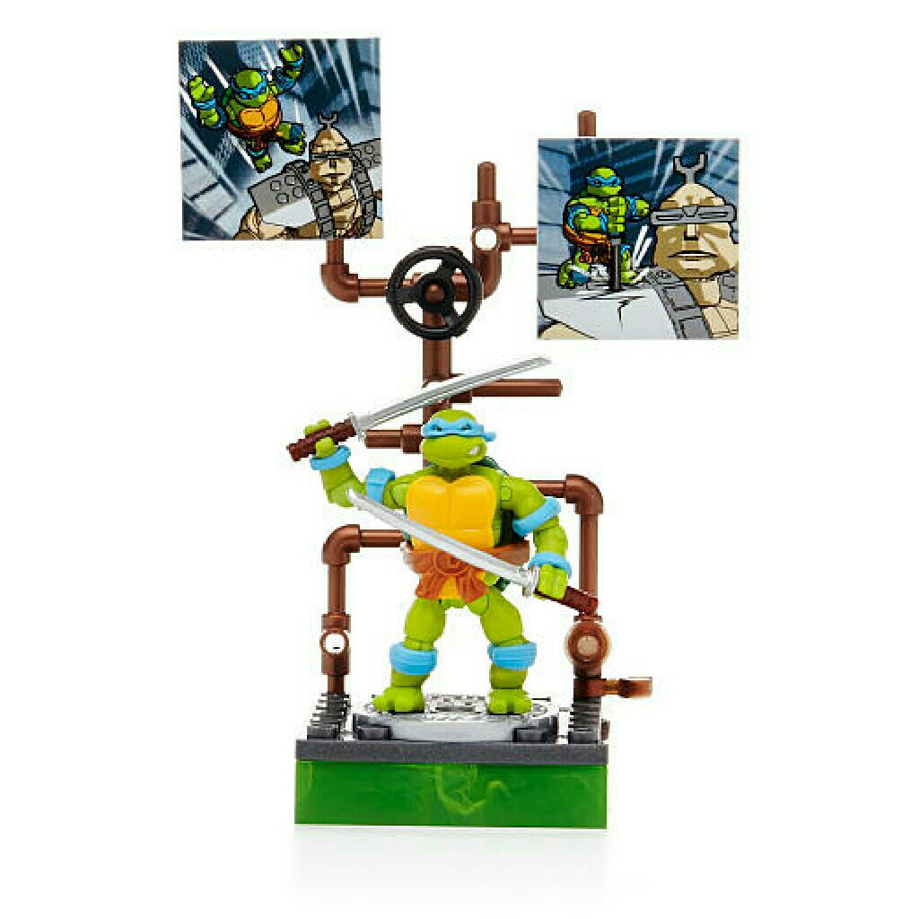 Leonardo - Mega Bloks (Teenage Mutant Ninja Turtles) action figure collectible [Barcode 887961289084] - Main Image 2