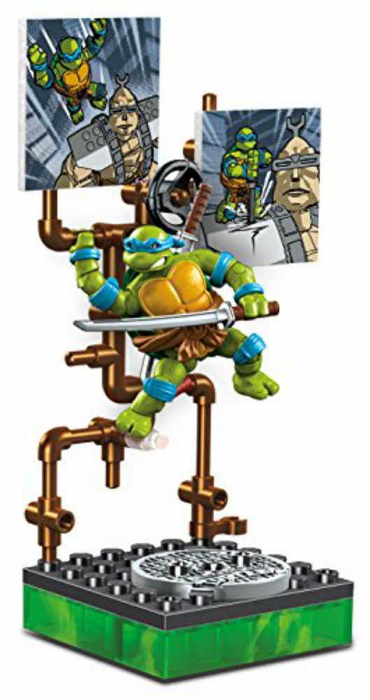 Leonardo - Mega Bloks (Teenage Mutant Ninja Turtles) action figure collectible [Barcode 887961289084] - Main Image 4