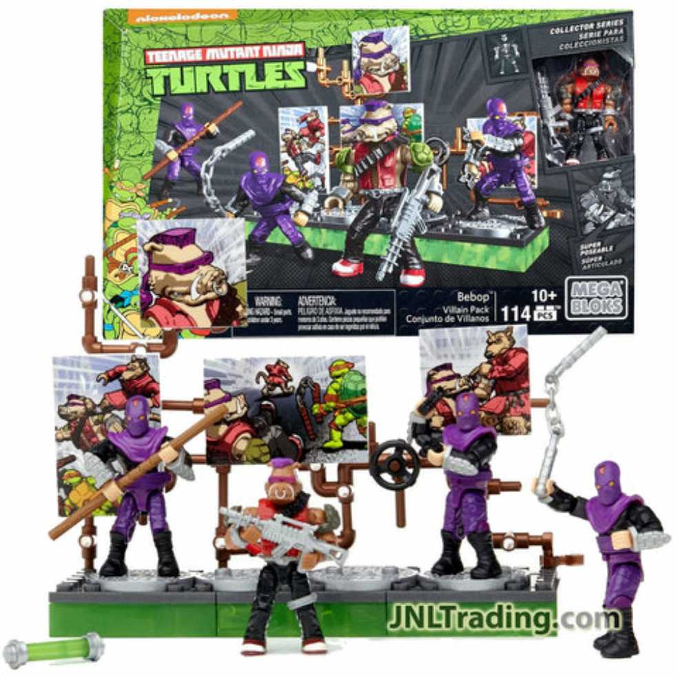 TMNT: Mega Bloks Teenage Mutant Ninja Turtles - Bebop Villain Pack - Mega Bloks (Teenage Mutant Ninja Turtles) action figure collectible [Barcode 887961289145] - Main Image 3