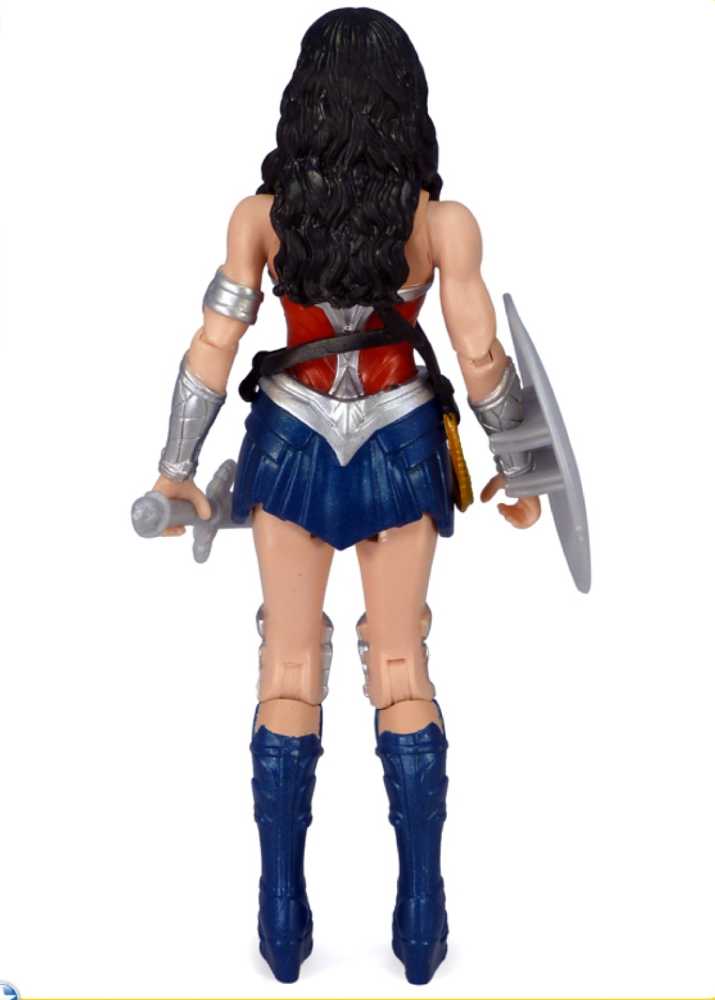 DC Batman v Superman Dawn Of Justice Movie Wonder Woman figure (Blue/Silver Variant) - DC Mattel (Batman v Superman Dawn Of Justice Movie) action figure collectible [Barcode 887961292794] - Main Image 4