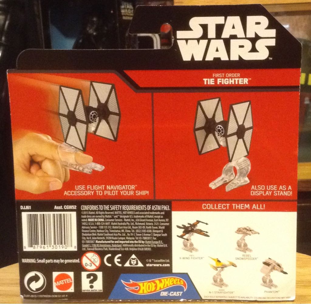 First Order TIE Fighter - Hasbro (Star Wars) action figure collectible [Barcode 887961301908] - Main Image 2