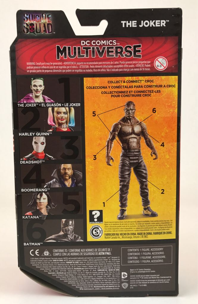 Joker - Mattel (DC M. Mattel BAF Croc) action figure collectible [Barcode 887961308167] - Main Image 2