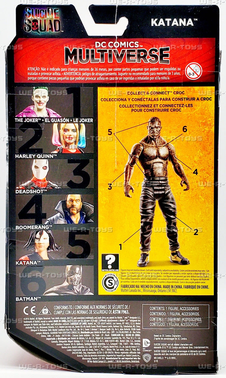 Katana - Mattel (Dc Comics Multiverse) action figure collectible [Barcode 887961308198] - Main Image 3