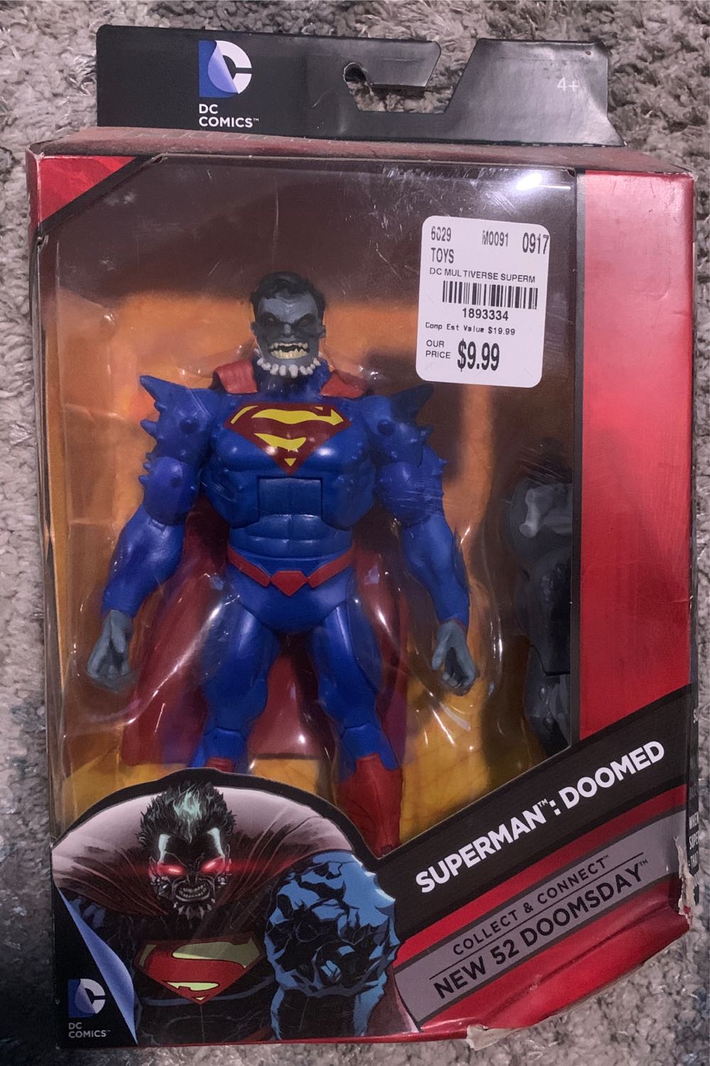 DC Red Superman Doomed - Mattel (DC Comics - Multiverse) action figure collectible [Barcode 887961309522] - Main Image 3