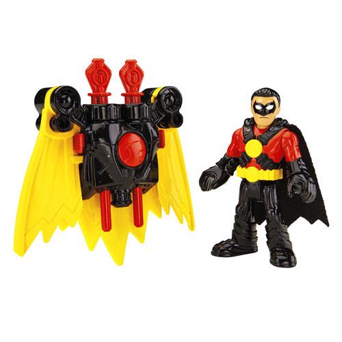 Imaginext: Batmobile With Lights & Red Robin - Fisher Price (DC Super Friends) action figure collectible [Barcode 887961328738] - Main Image 2
