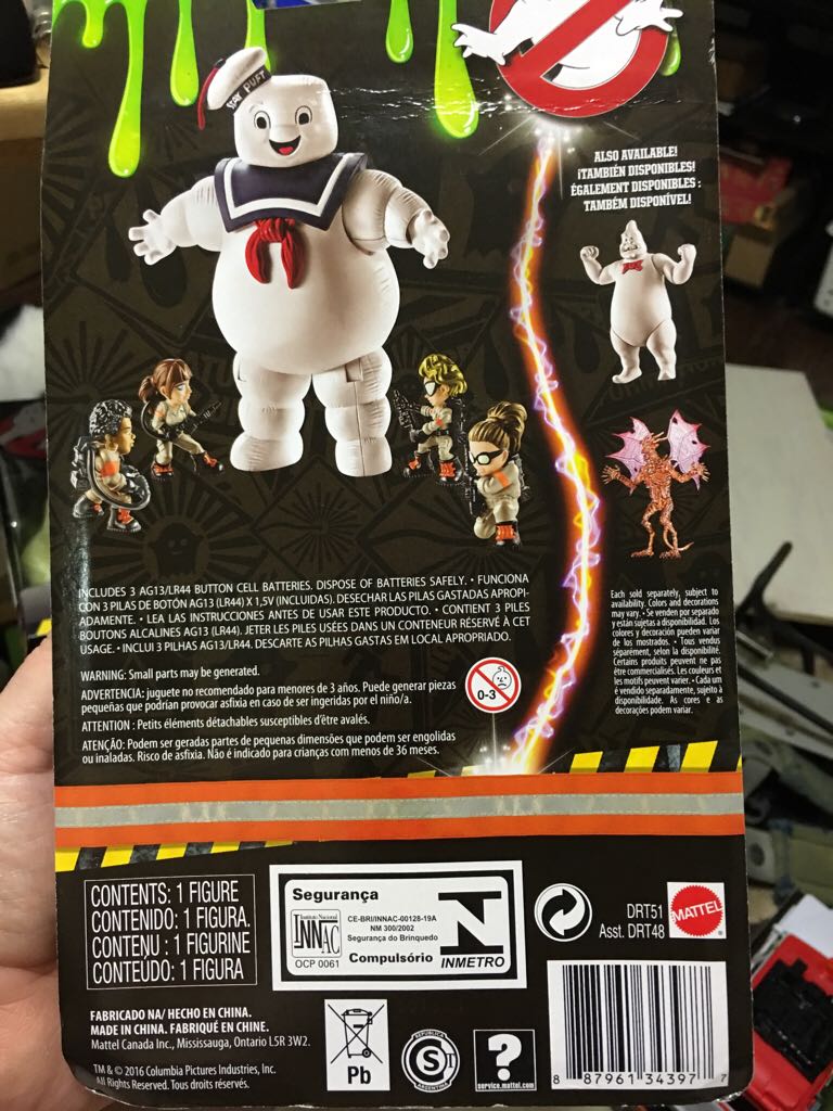 Stay Puft Balloon Ghost - Mattel (Ghostbusters) action figure collectible [Barcode 887961343977] - Main Image 2