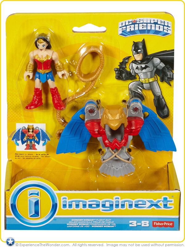 Wonder Woman Flight Suit - Fisher-price (Imaginext) action figure collectible [Barcode 887961344066] - Main Image 2