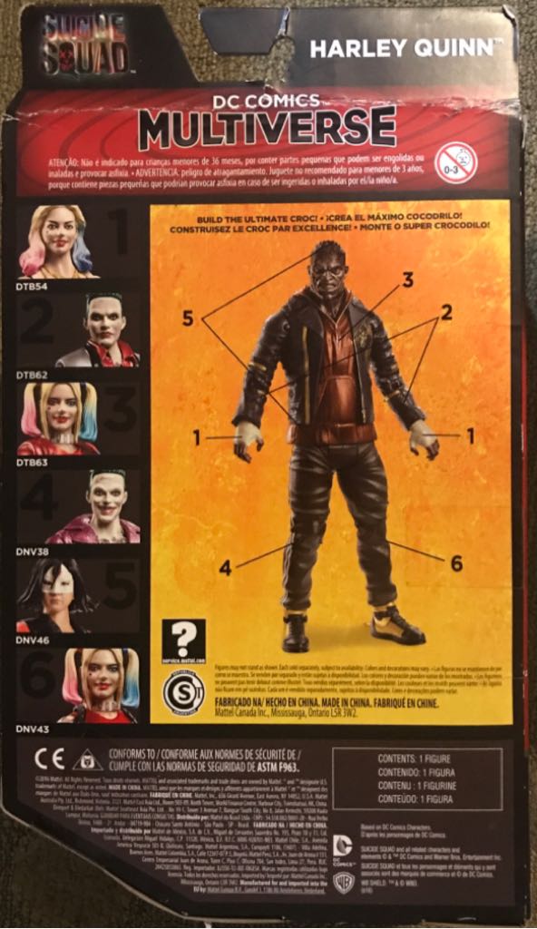 SS: Harley Quinn (Dress) - Mattel (Dc Comics Multiverse) action figure collectible [Barcode 887961350135] - Main Image 2
