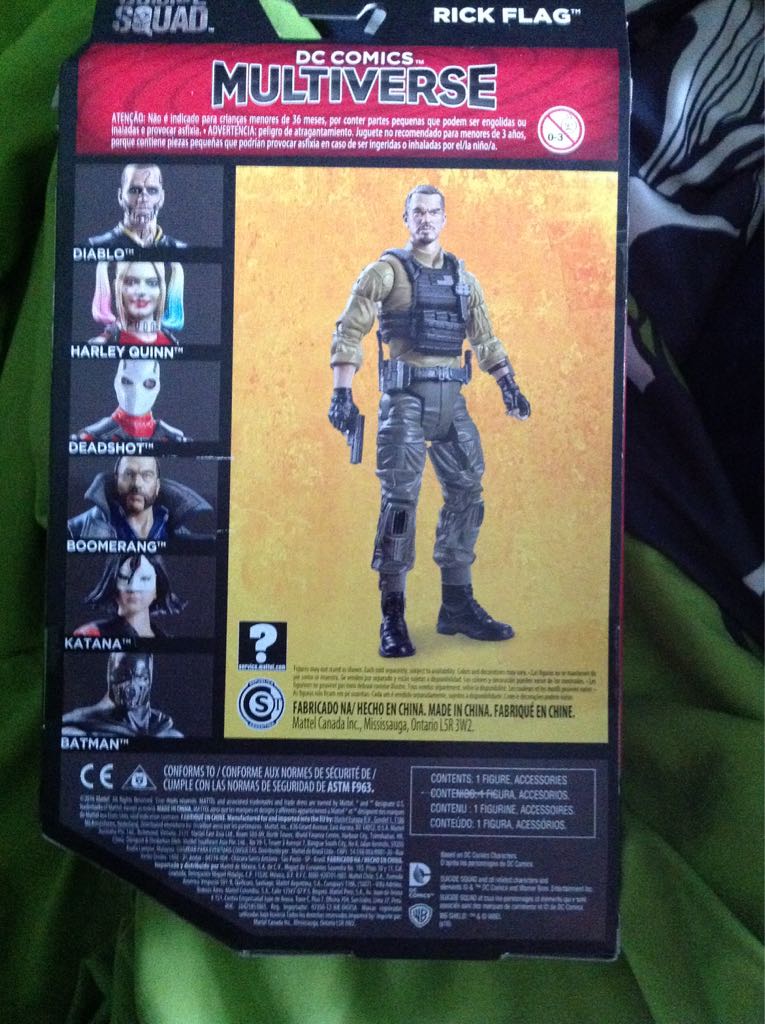 Rick Flag  - Mattel (Suicide Squad) action figure collectible [Barcode 887961350173] - Main Image 2