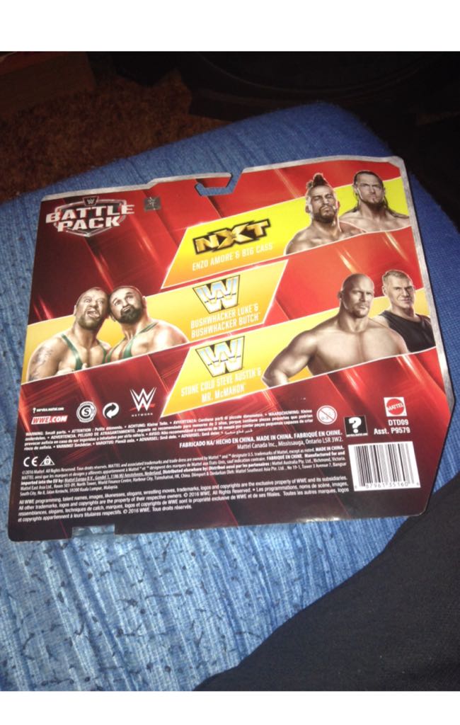 WWE Bushwackers - Mattel (WWE Mattel Battle Pack) action figure collectible [Barcode 887961351606] - Main Image 2