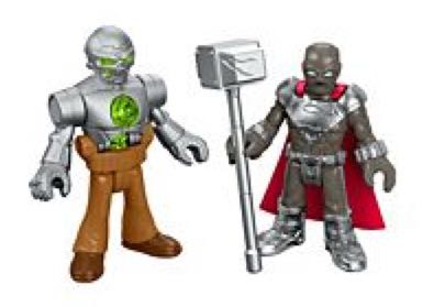 Imaginext: Steel & Metallo - Fisher-price (DC Super Friends) action figure collectible [Barcode 887961362374] - Main Image 1