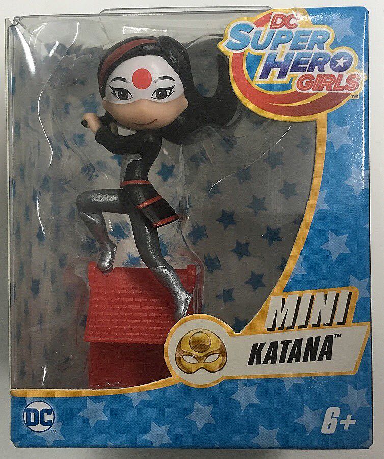 DC Super Hero Girls Mini Figure Katana - DC Mattel (DC Super Hero Girls) action figure collectible [Barcode 887961379303] - Main Image 2