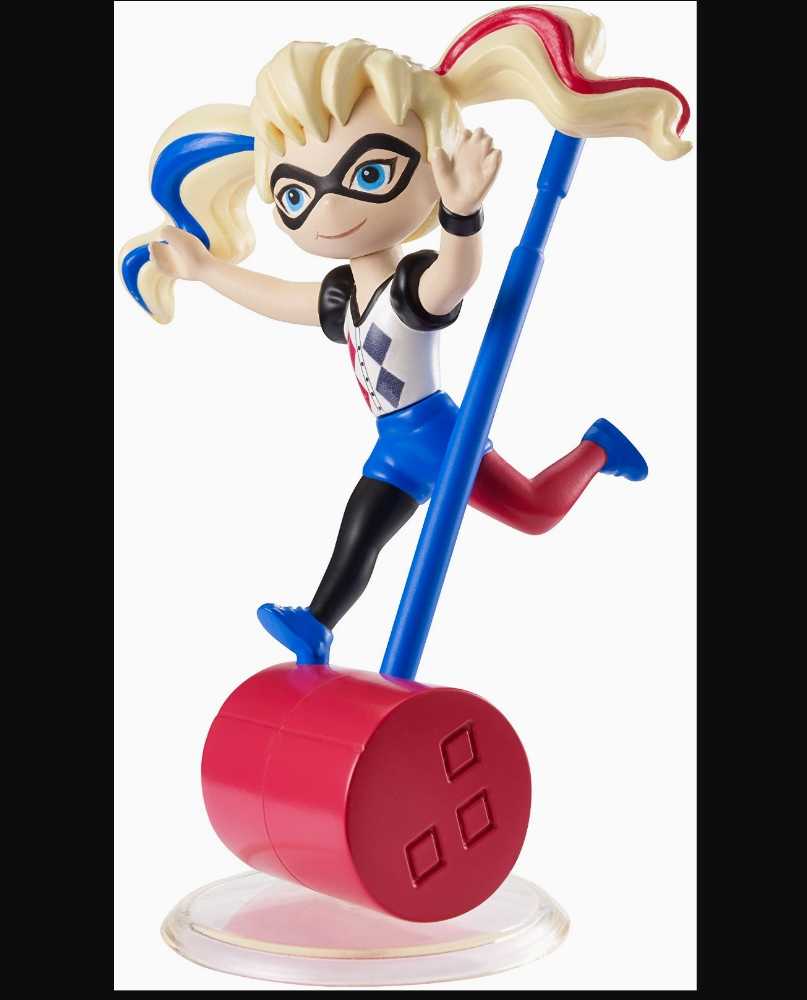 DC Super Hero Girls Mini figure Harley Quinn - DC Mattel (DC Super Hero Girls) action figure collectible [Barcode 887961379365] - Main Image 4